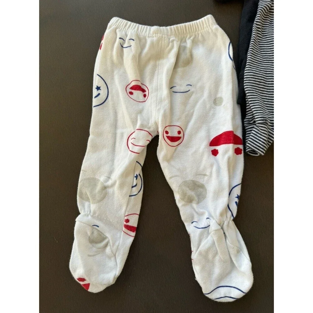 baby boy infant NB Clothes bundle Shirts tops PANTS BIBS 10 pcs